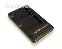 Dual Schnell-Ladegerät f. Sony NP-BG1 DSC H55 H70 inkl. Micro-USB Kabel