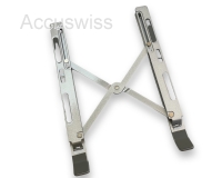 Faltbarer Aluminium Laptop Ständer, silber