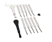 Handy Ladeanschluss Staub und Reiniger Kit mit Stecker für iPhone 14, 13 Pro Max