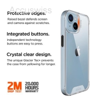 iPhone 15, Glacier Case transparent