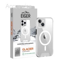 iPhone 15 Plus, Glacier Magsafe Case transparent