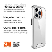 iPhone 15 Pro, Glacier Case transparent