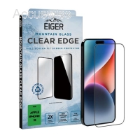 iPhone 15 Displayschutzglas, Mountain Glass Clear Edge