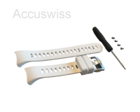 Armband für Garmin Forerunner 45, Swim 2 weiss 20mm breit