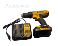 DeWalt 18 V / 1,5 AH Akku- Bohrschrauber DCD771S2-QW, 2-GANG, 42 NM, 1 Akku