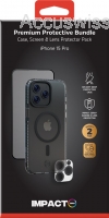 Impact Zero Handyhlle 3in1-Set, iPhone 15 Pro, transparent