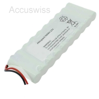 Akku-Pack 12V 2200mAh, F1x10, AA, Mignon mit 150mm Litzen