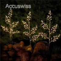 3er-Set Lichterbäume mit 75 LEDs