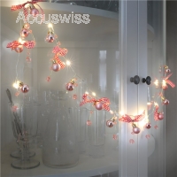10er LED-Silberdraht-Lichterkette 