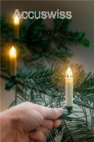 20 kabellose LED-Weihnachtsbaumkerzen