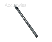 Teleskop-Rohr verchromt 58cm ausziehbar - 96cm für Staubsauger 32mm - Anschluss