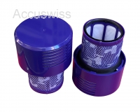2x Motorfilter passend für Dyson V10 Cyclone Absolute, SV12 Cyclone Animal