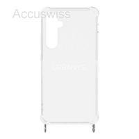 Samsung Galaxy S23 FE 5G Case, Silikon transparent mit silber Ringen