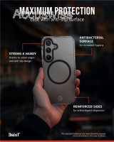 3sixT 4in1 Protection Cover für Samsung Galaxy S24, transparent