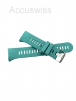 Silikon-Armband für Garmin Forerunner 45S türkis 18mm breit