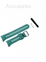 Silikon-Armband für Garmin Forerunner 45S türkis 18mm breit