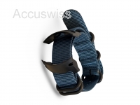 Nylon-Armband passend für Suunto D4, D4i Smartwatch, Tauchcomputer blau