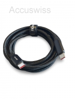 Schnellladekabel USB-C auf USB-C 2m max. 100W, schwarz