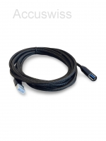 USB 3.0 Verlängerungskabel, 2m, Nylon schwarz