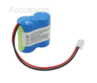 Notleuchten Akku 2.4V 4Ah, F1x2 Baby C, Ni-MH, passend für Zumtobel 00072883