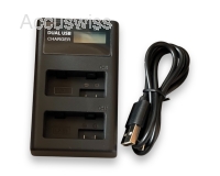 Dual USB Ladegerät für Canon LP-E17 Akkus