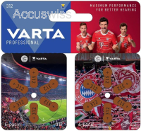Varta 312, PR41 Hörgerätebatterie 2x 6er Pack