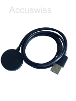 USB Ladekabel Dock passend für Suunto 9 Peak, Ocean, Race - schwarz, rund