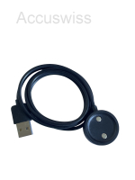 USB Ladekabel Dock passend für Suunto 9 Peak, Ocean, Race - schwarz, rund