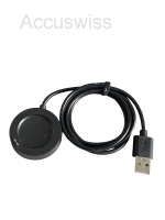 USB-A Ladekabel passend für Xiaomi Watch S2, S3 - schwarz, magnetisch