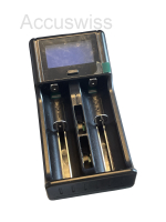 USB-C Dual Akkuladegerät für Li-Ion Akkus 18650, LIR2032