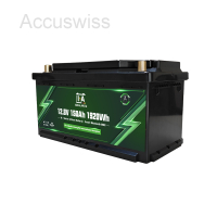 Idealakku IA 12V 150Ah LiFePO4 Akku, 355x175x188mm, mit Bluetooth