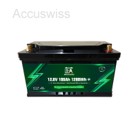 Idealakku IA 12V 100Ah LiFePO4 Akku, 355x175x188mm, mit Heizung + Bluetooth