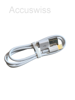 USB-A Schnellladekabel auf Lightning 0.50cm, weiss