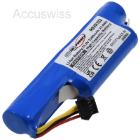 Akku passend für Saugroboter Vileda VR102, 31CR19/66, 10.8 V 2200mAh