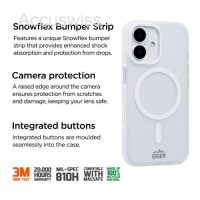 iPhone 16, Blizzard Case Weiss