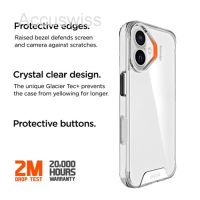 iPhone 16, Glacier Case transp.