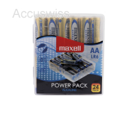 Maxell 24er Packung AA, LR6, Mignon Batterien