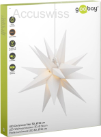 LED-Weihnachtsstern 3D, Ø 56 cm, batteriebetrieben