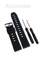 Armband Silikon Schwarz für Garmin Fenix 5