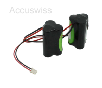 Notleuchtenakku 4.8V 4500Ah, Ni-MH, D1x3x2 Mignon AA, Kabel, Stecker, 415393001