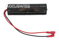 Notleuchtenakku 4.8V 860Ah, Ni-CD, L2x2 Mignon AA, 150mm Kabel und Faston Buchse