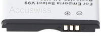 Akku ersetzt Emporia AK-V99 passend für Emporia Select V99, Basic V26 1200mAh