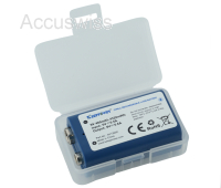 Keeppower 9V-Block, 6LR61, 6F22, 9 - 9.45V konstante Spannung, 480mAh, USB-C