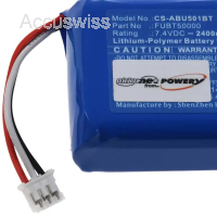 Akku ersetzt ABUS Secvest FUBT50000, 7.4V 2500mAh Li-Poly