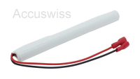 Notleuchtenakku 3.6V 1.8Ah, Ni-MH, L1x3 Mignon AA mit Kabel