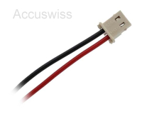 Notleuchtenakku 7.2V 600mAh, Ni-MH, F2x3 Micro AAA mit 200mm Kabel und Stecker