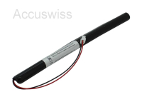 Notleuchten Akku 4.8V 600mAh Ni-MH, L1x4 Micro AAA mit Kabel und Stecker