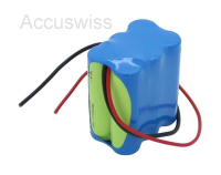 Notleuchtenakku 7.2V 1800mAh, Ni-MH, F2x3 Mignon AA mit 200mm Kabel einseitig