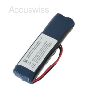 Notleuchtenakku 4.8V 1500mAh, Ni-MH, L2x2 Mignon AA mit 200mm Kabel