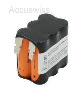 Notleuchtenakku 7.2V 2100mAh, Ni-MH, F2x3 A mit Faston-Anschluss 